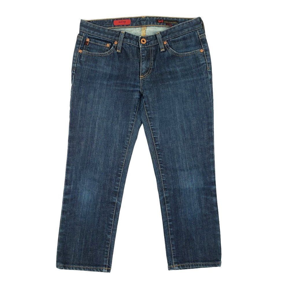 AG Adriano Goldschmied Women's Size 27R Cropped Jeans The Crop Made In USA 28X21